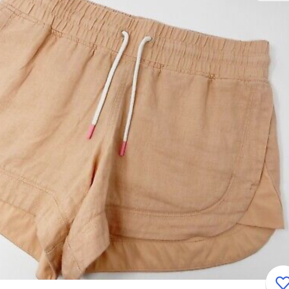 Athleta. Cabo linen shorts. Fisherman style